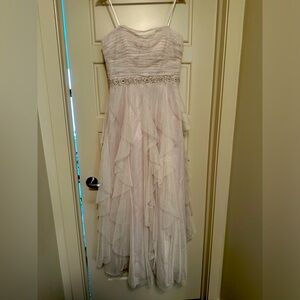 Le Chateau Sparkling Mauve Evening Gown